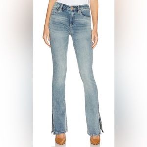 Blank NYC The Hoyt High Rise Mini Flare Jeans Size 30